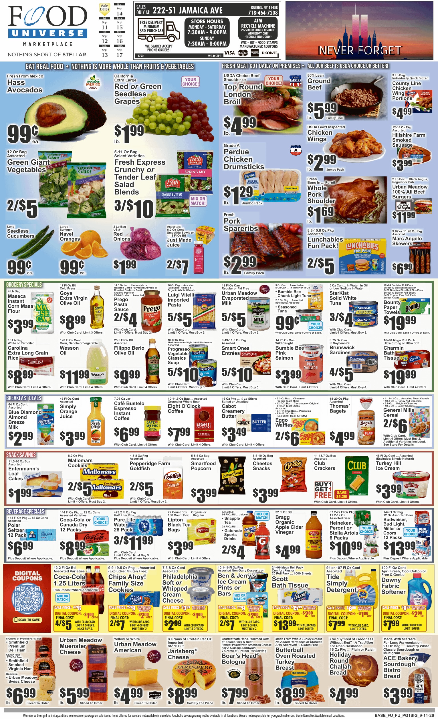 Food Universe weekly ad page 1