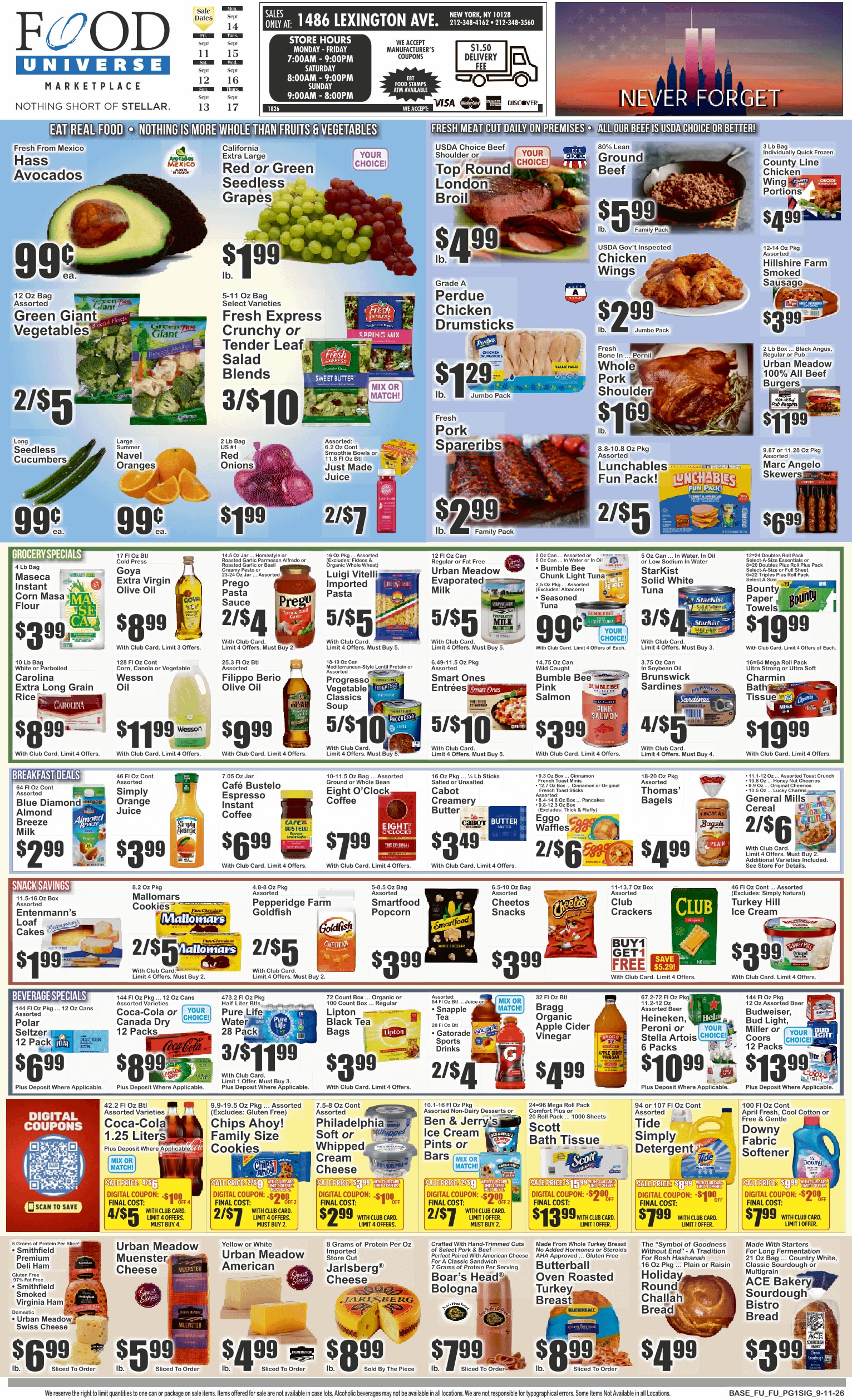 Food Universe weekly ad page 1