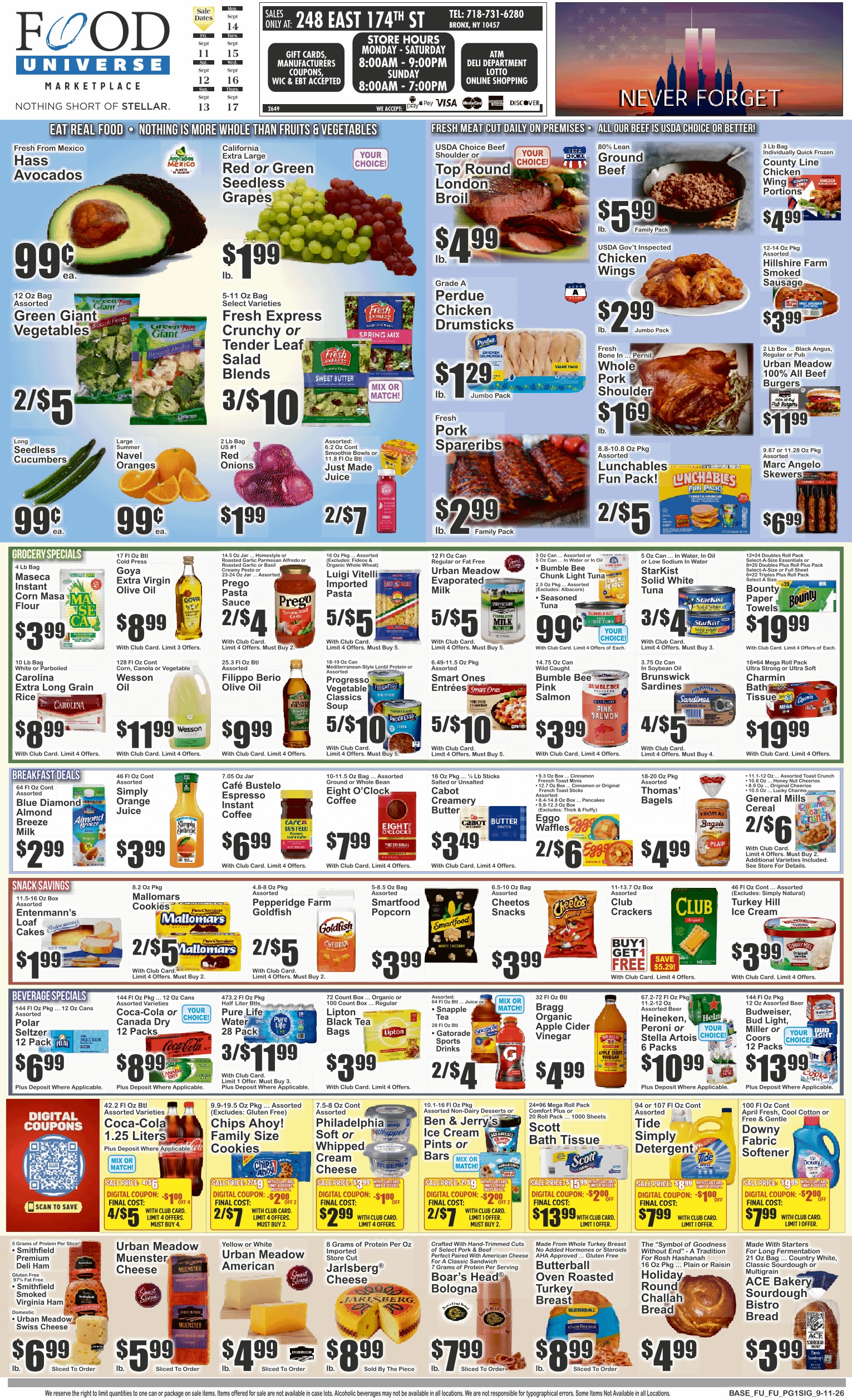 Food Universe weekly ad page 1