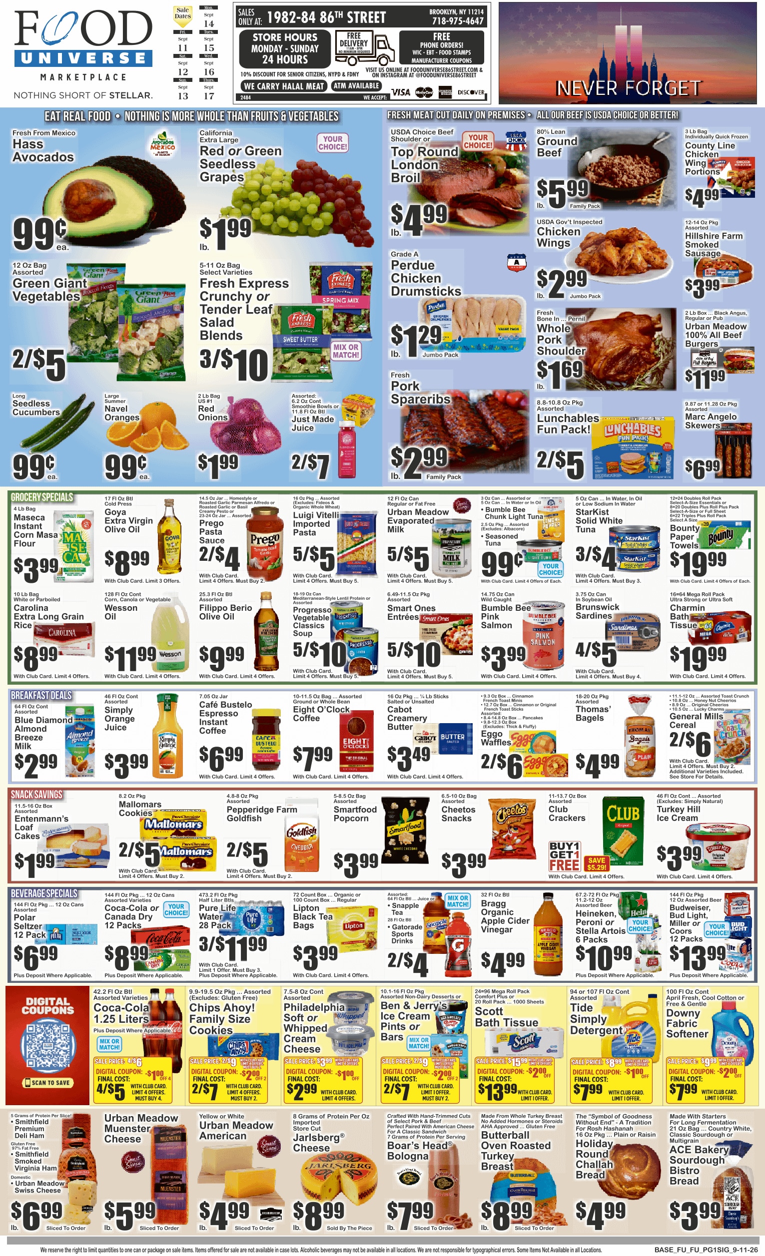 Food Universe weekly ad page 1