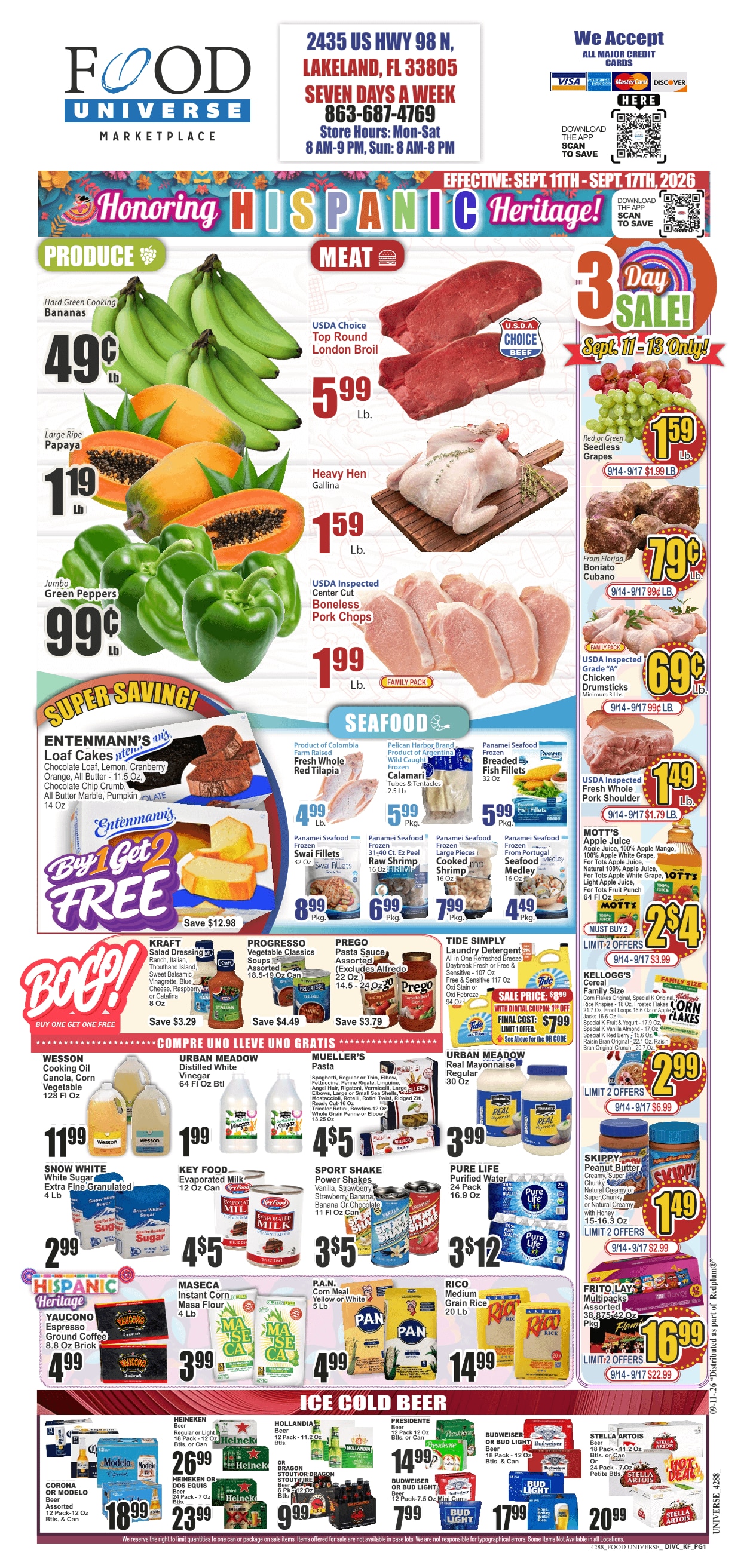 Food Universe weekly ad page 1
