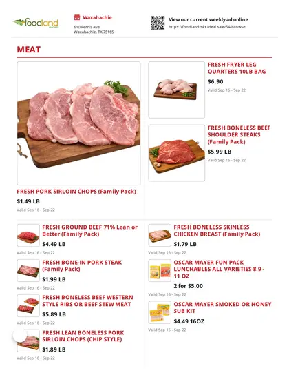 Foodland Markets Weekly Ad