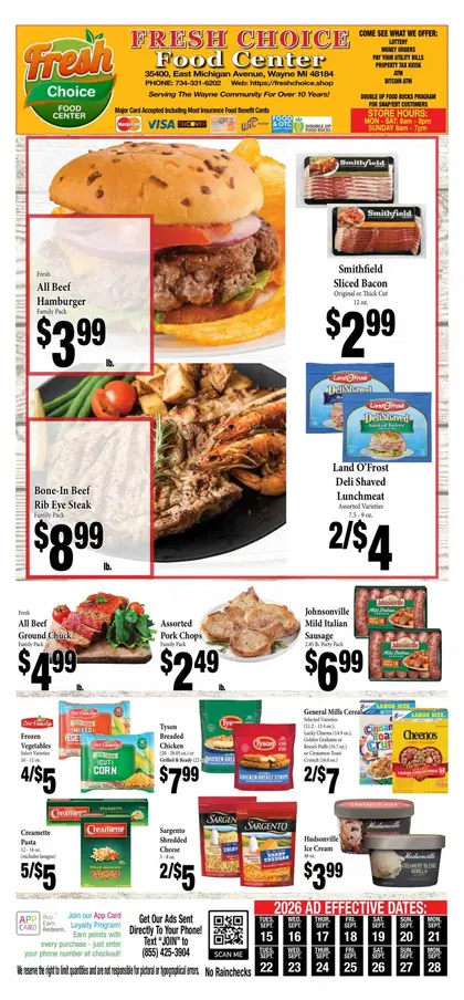 Fresh Choice Food Center Weekly Ad