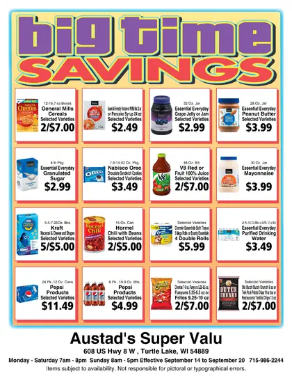 Austad's Supervalu Weekly Ad