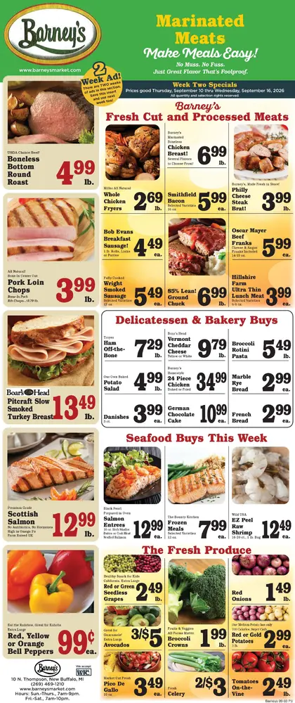 Barney's Market Weekly Ad