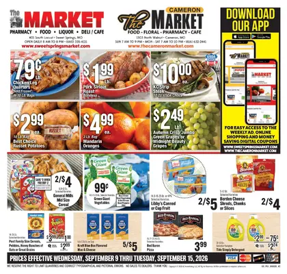 The Cameron Market Weekly Ad