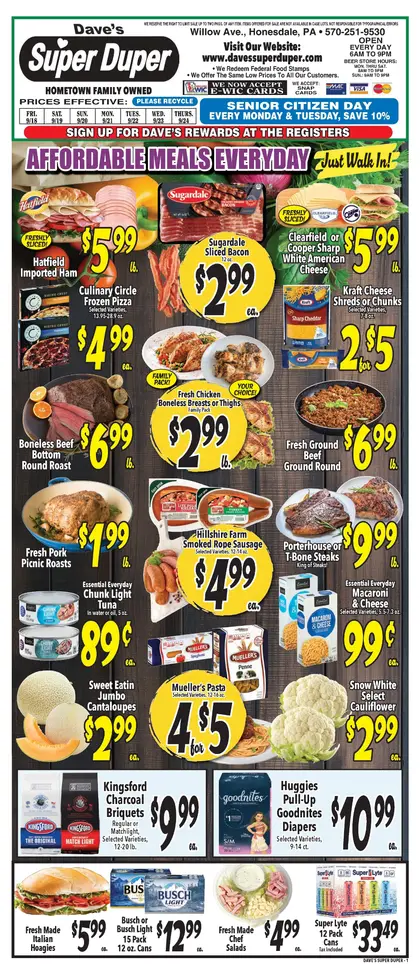 Dave's Super Duper Weekly Ad
