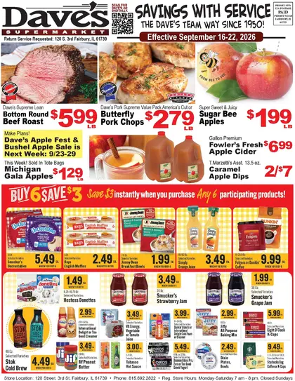 Dave's Supermarket Weekly Ad