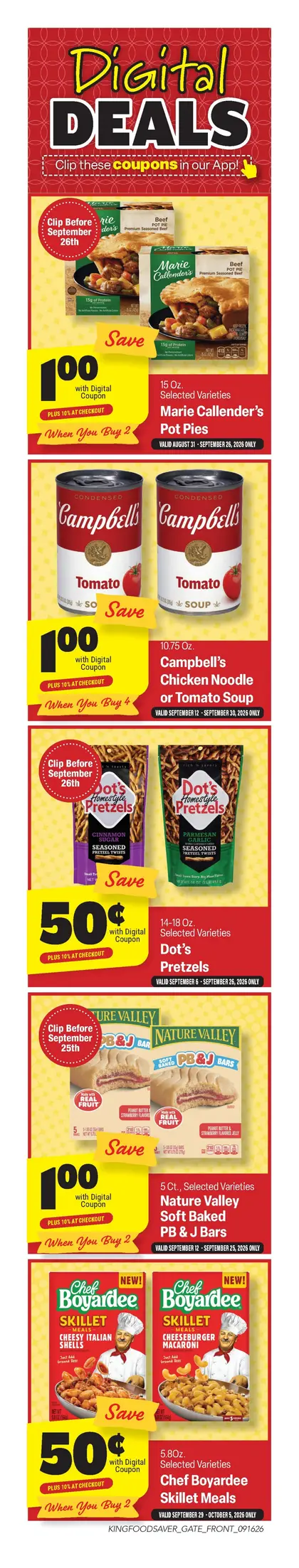 King Cash Saver Weekly Ad