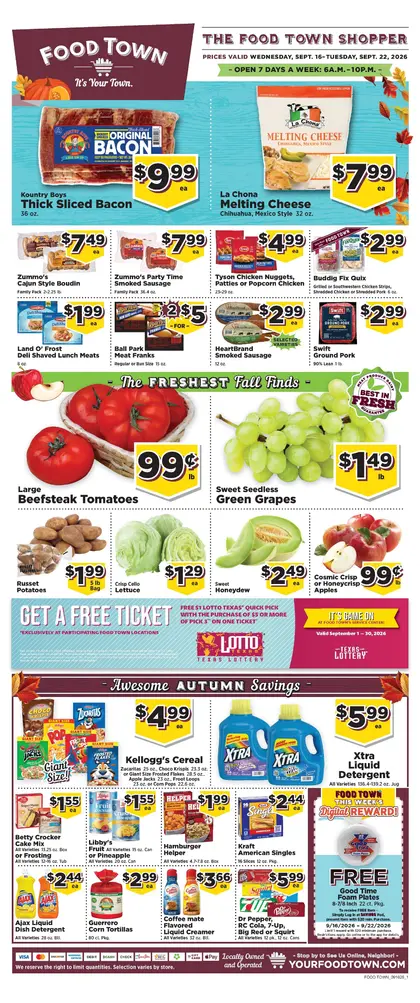Lewis Food Town Weekly Ad