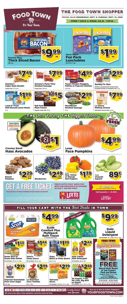 Lewis Food Town Weekly Ad