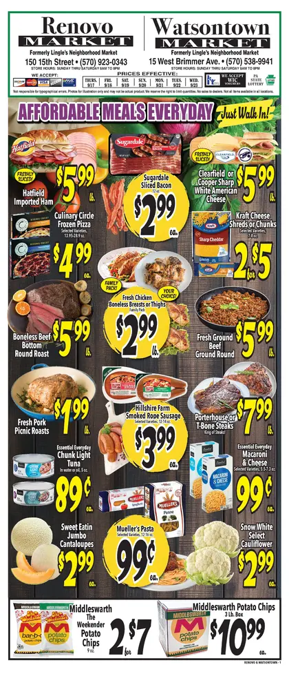 Lingle's Neighborhood Market Weekly Ad