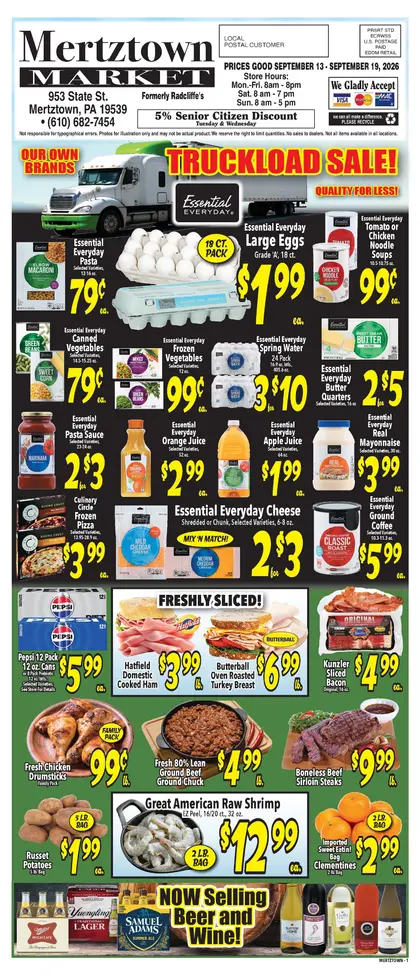 Mertztown Market Weekly Ad
