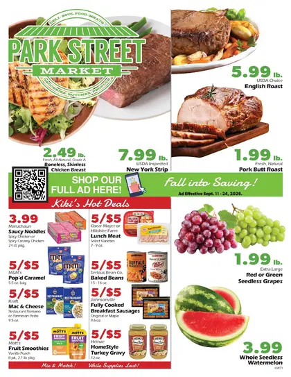 Park Street Market Weekly Ad