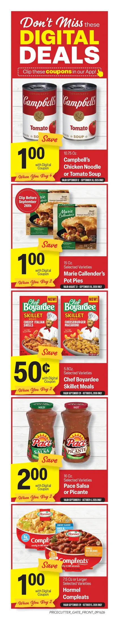 Price Cutter Weekly Ad
