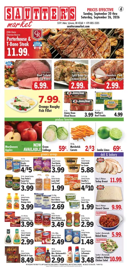 Sautter's Market Weekly Ad