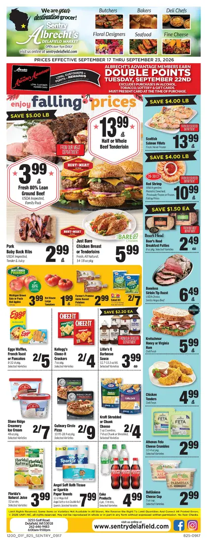 Sentry Delafield Weekly Ad