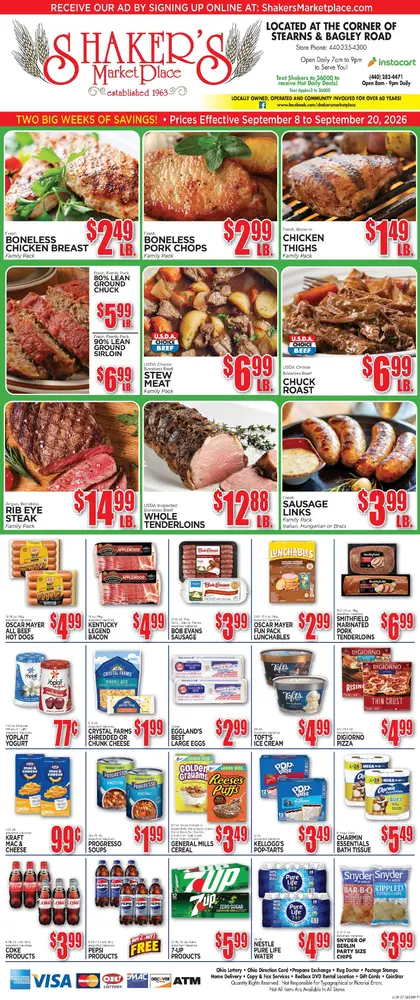 Shaker's MarketPlace Weekly Ad