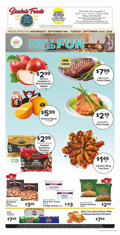 Sinclair Foods Weekly Ad