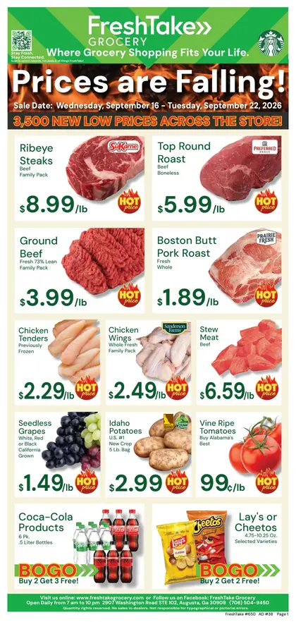 FreshTake Grocery Weekly Ad