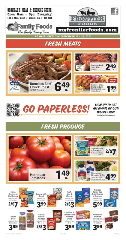 Frontier Foods Weekly Ad