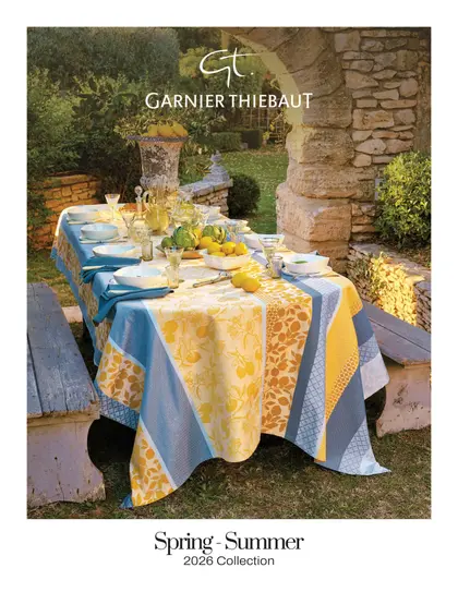 Garnier-Thiebaut Spring and Summer Linens Catalog Weekly Ad