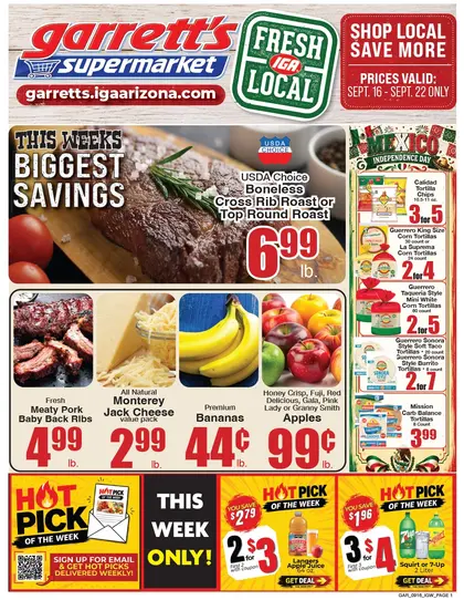 Garrett's IGA Weekly Ad