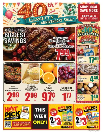 Garrett's IGA Weekly Ad
