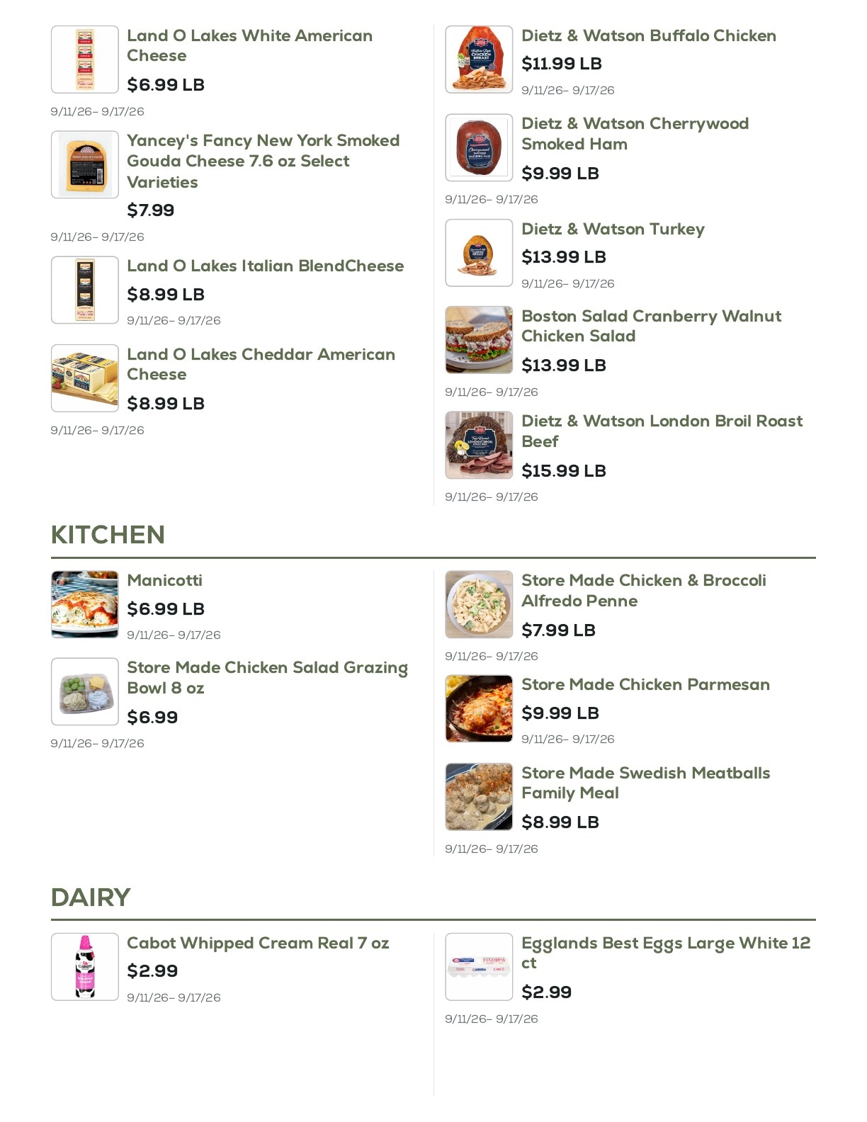 Geissler's Supermarket weekly ad page 8