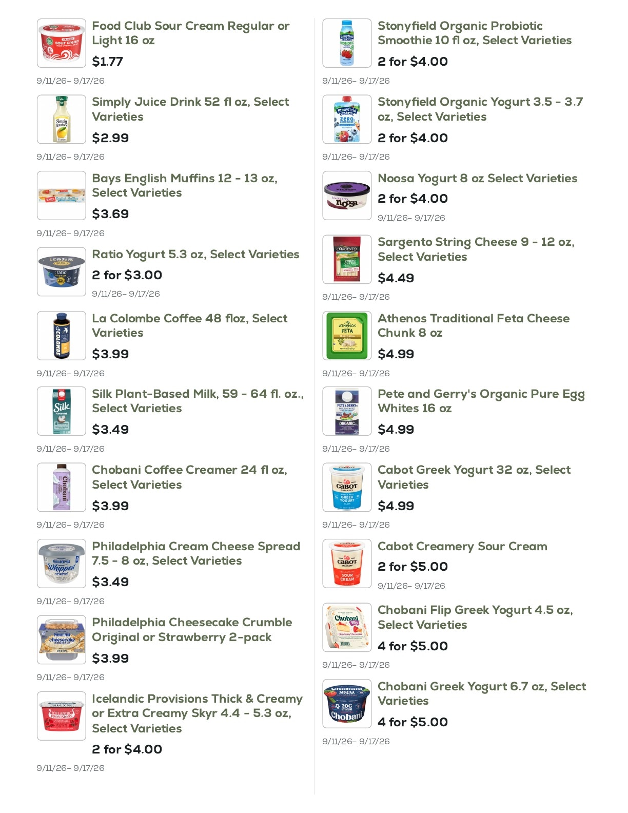 Geissler's Supermarket weekly ad page 9