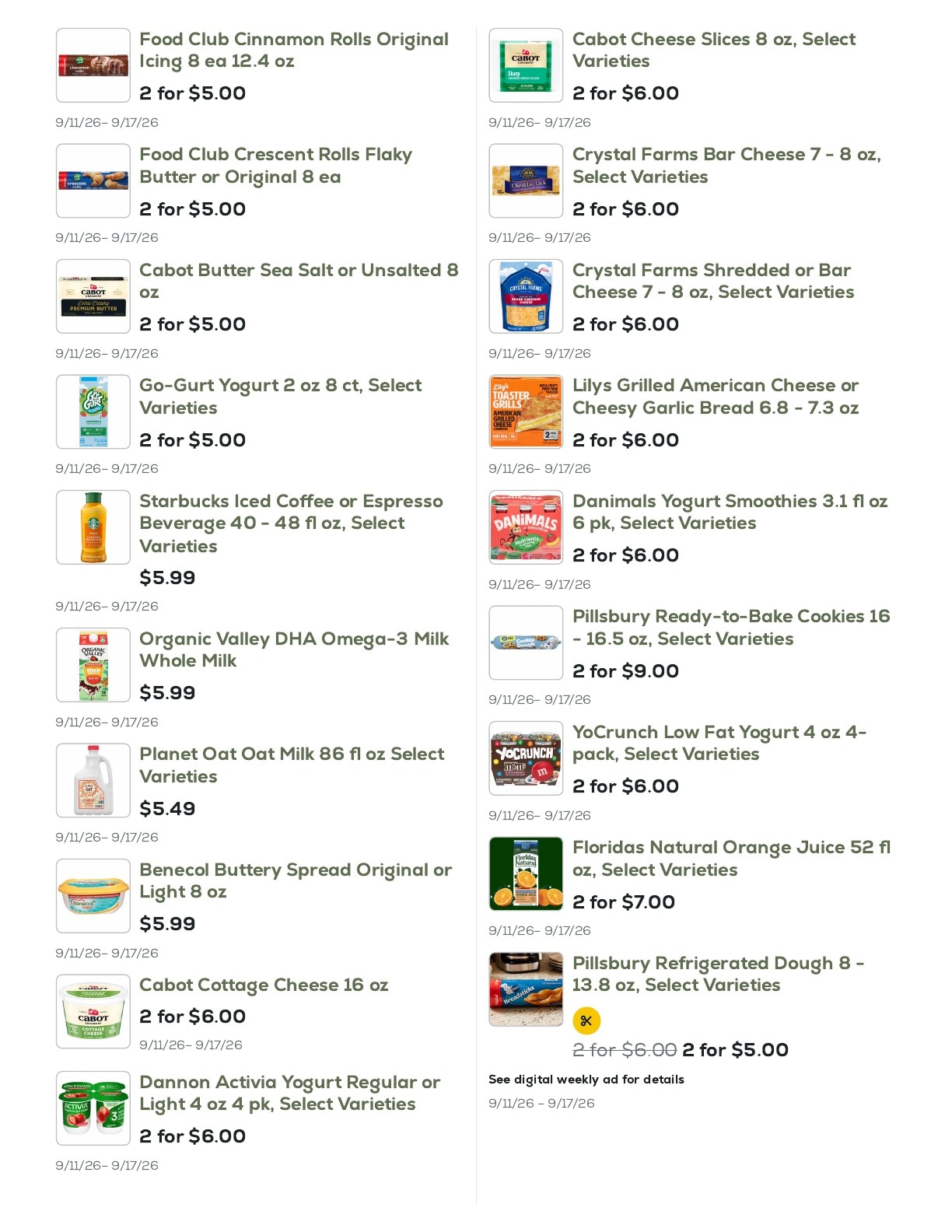 Geissler's Supermarket weekly ad page 10