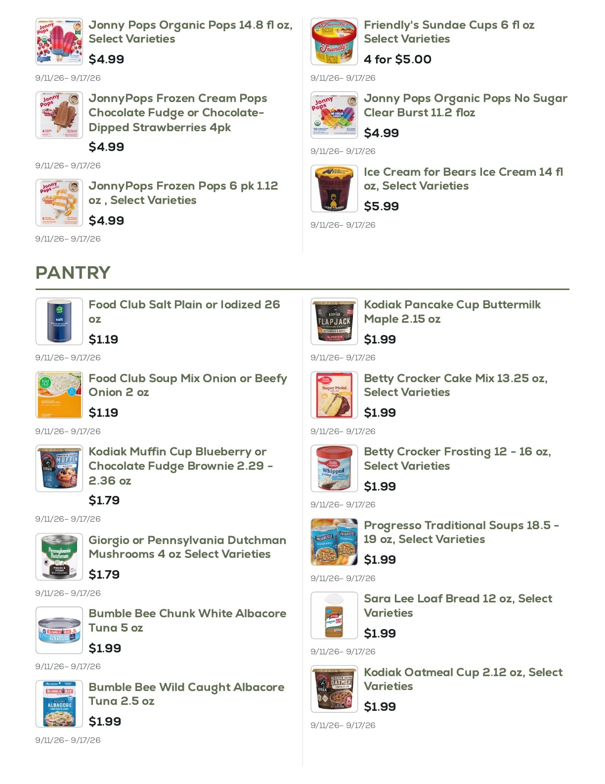 Geissler's Supermarket weekly ad page 13