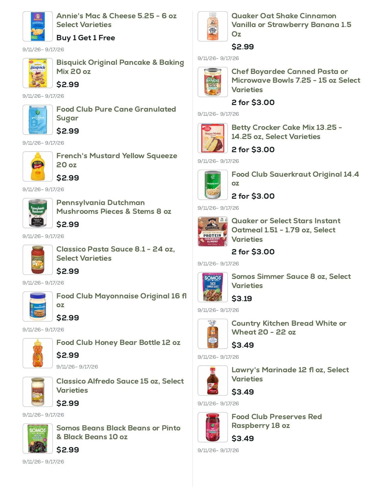 Geissler's Supermarket weekly ad page 14