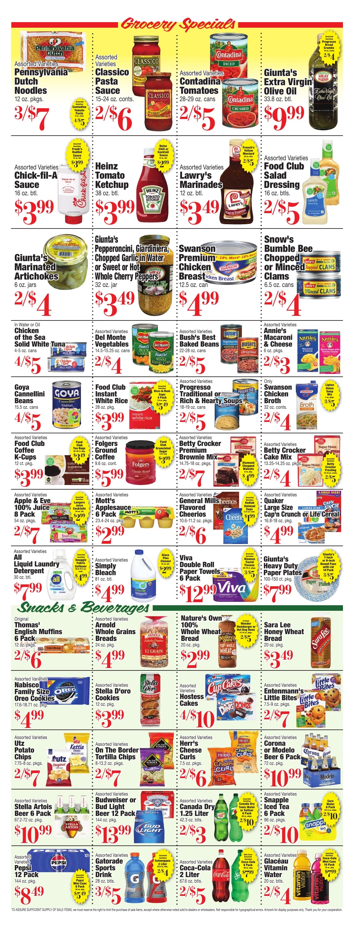 Giunta's Meat Farms weekly ad page 2