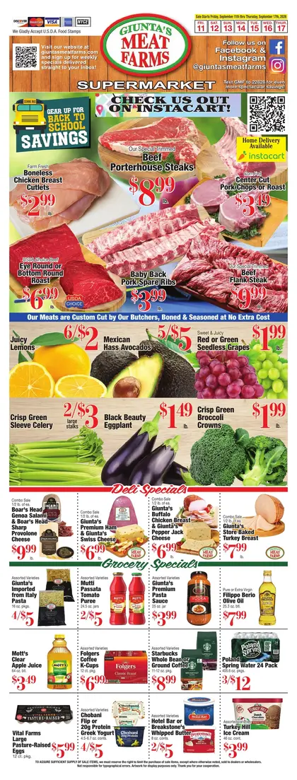Giunta's Meat Farms Weekly Ad