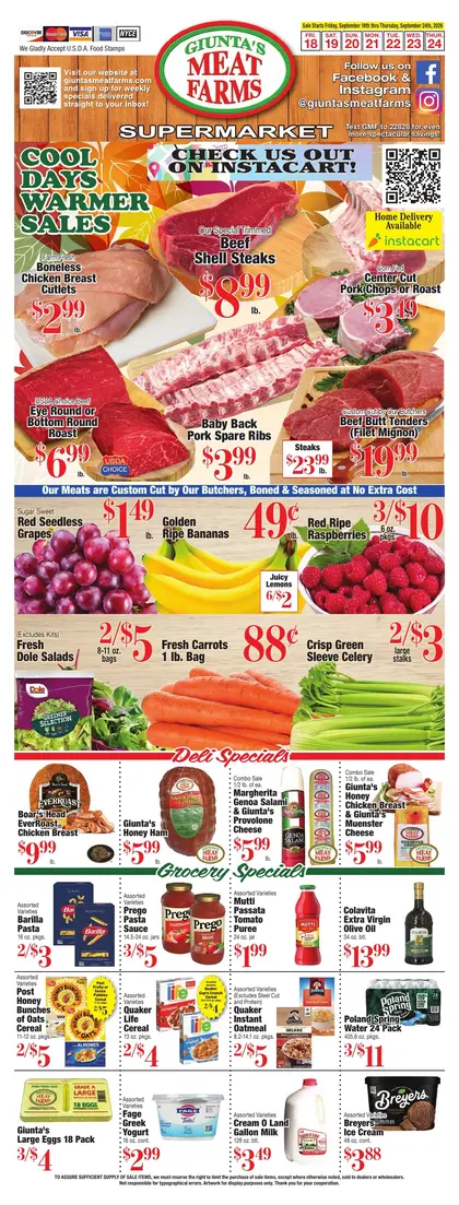 Giunta's Meat Farms Weekly Ad