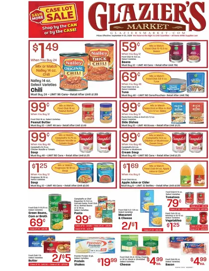 Glazier's Market Weekly Ad