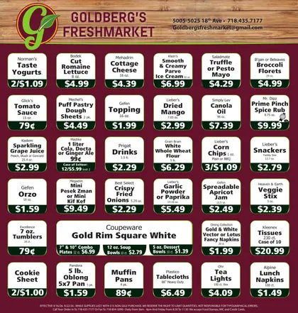 Goldberg's Freshmarket Weekly Ad