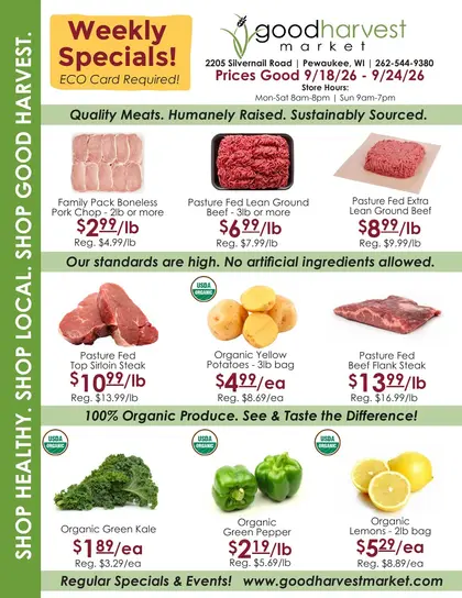 Good Harvest Market Weekly Ad