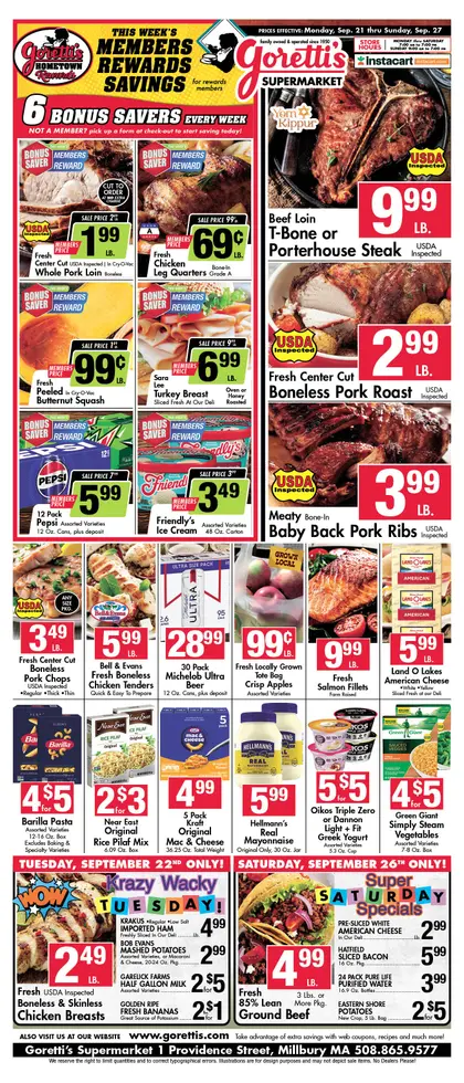Goretti's Supermarket Circular Sep 27 2026