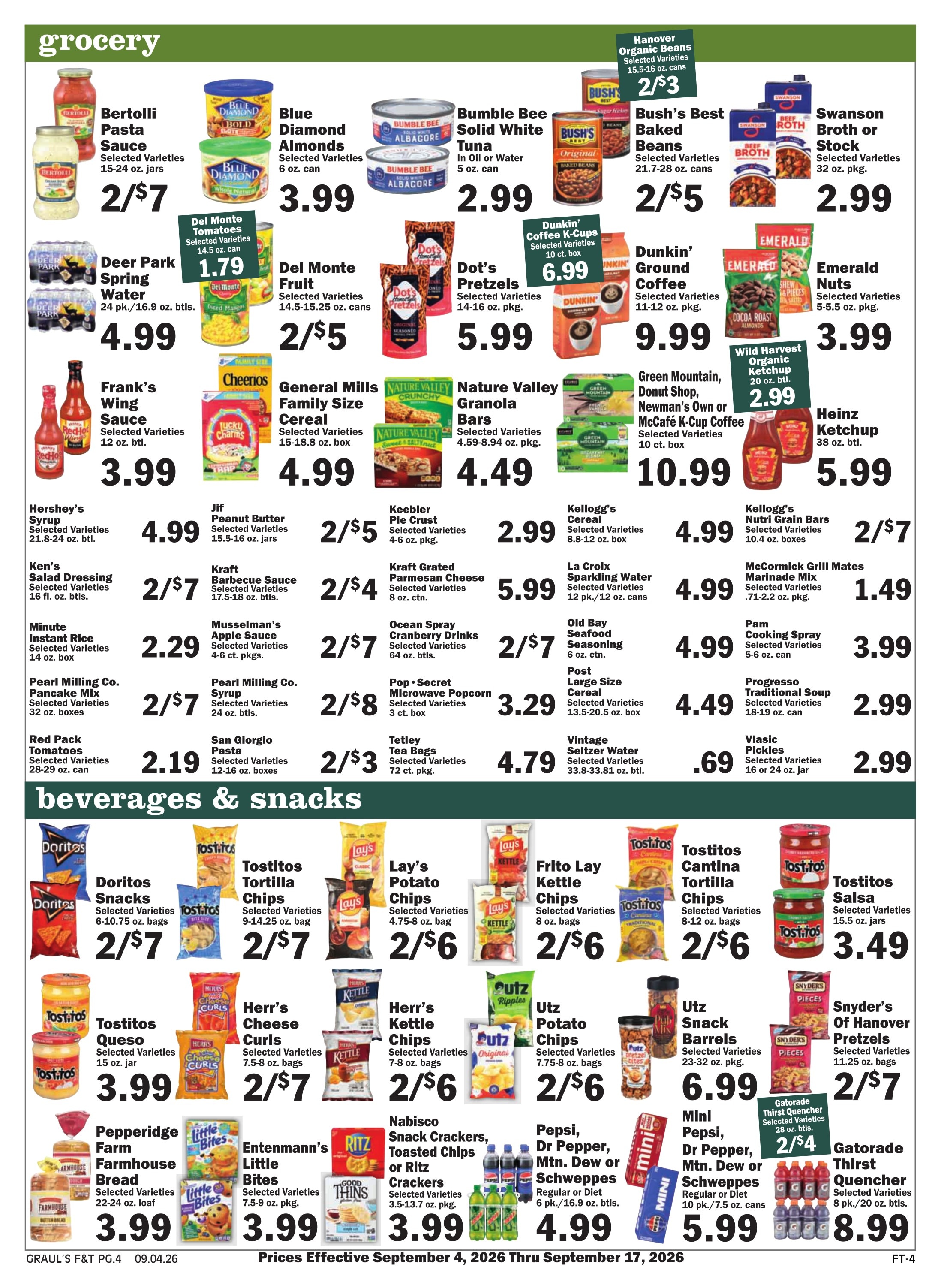 Graul's Market weekly ad page 4