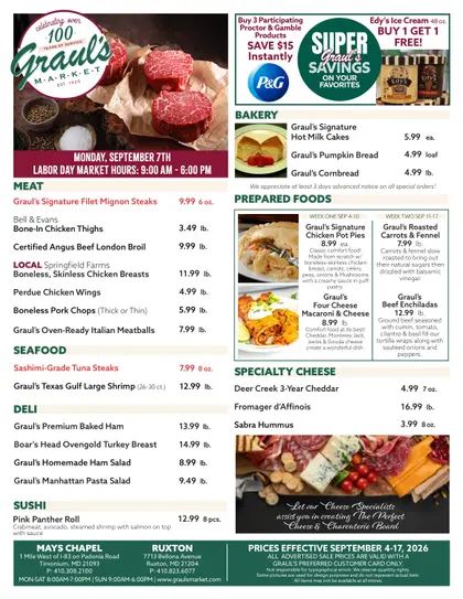Graul's Market Weekly Ad