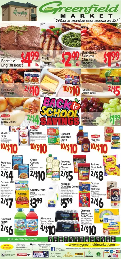 Greenfield Market Weekly Ad