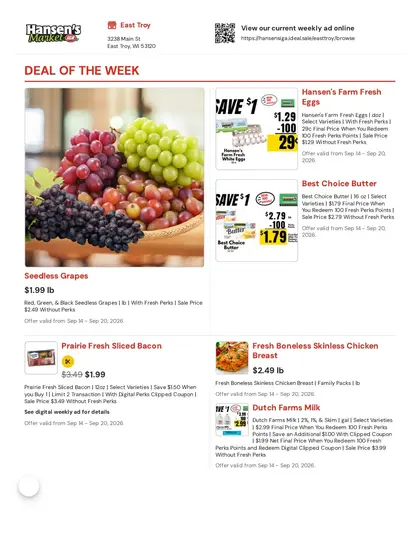 Hansen's IGA Weekly Ad