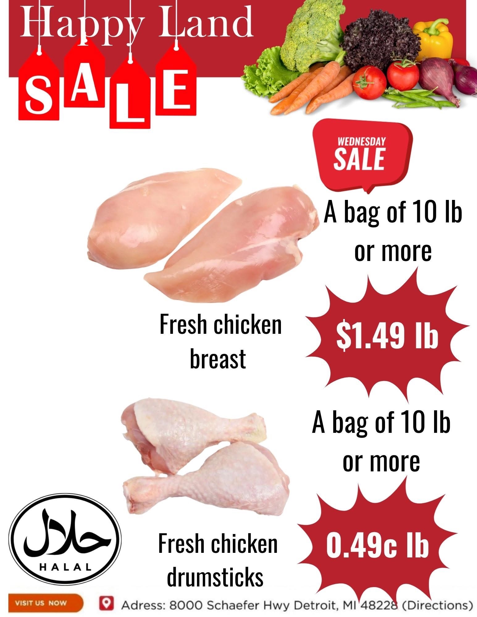 Happy Land Market weekly ad page 4
