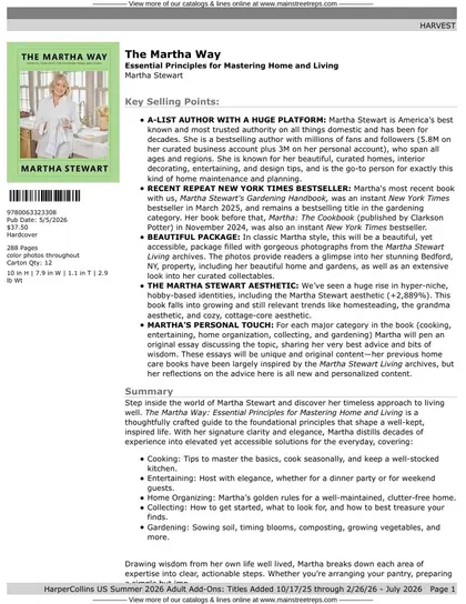 HarperCollins Fall Books Catalog Weekly Ad