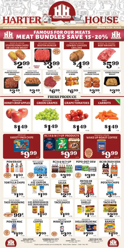 Harter House Weekly Ad