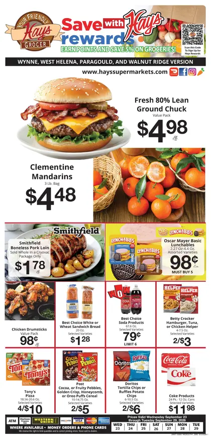 Hays Supermarkets Weekly Ad