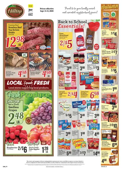 Hilltop Red Apple Market Weekly Ad