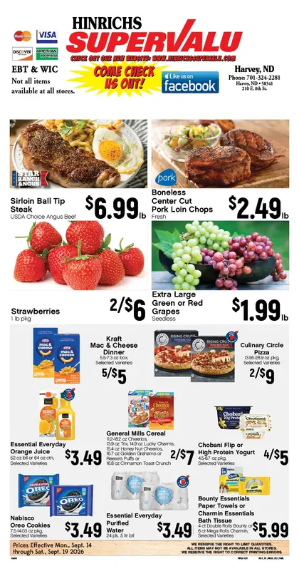 Hinrichs SuperValu Weekly Ad